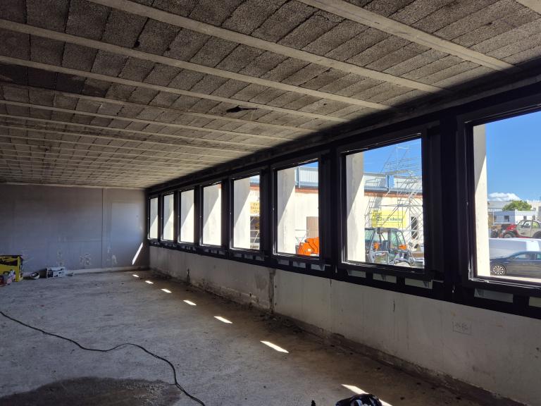 Vue générale du chantier MAJORFRET à Caluire-et-Cuire