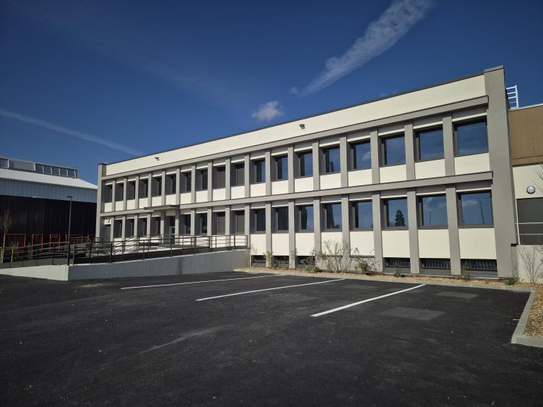 Vue générale du chantier MAJORFRET à Caluire-et-Cuire